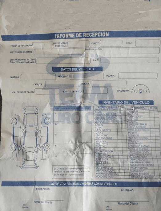 Reportes en hojas de cálculo dispersas